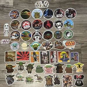 NEW - 50 pcs - Star Wars Sticker Bundle
